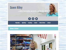 Tablet Screenshot of dawnriley.com